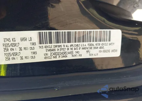 2013 Dodge Grand Caravan R/T из США, поврежденный, VIN 2C4RDGEG4DR514455